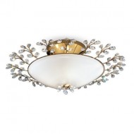 Потолочный светильник Prearo Giardino di Cristallo 1937/70/PL/B/24K Потолочный светильник Prearo Giardino di Cristallo 1937/70/PL/B/24K