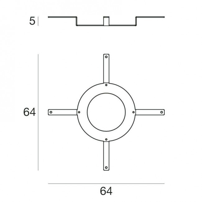 Крепежная скоба Linea Light 10015 Крепежная скоба Linea Light 10015