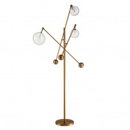 Торшер DeLight Collection Globe Mobile KG0965F-3 brass Торшер DeLight Collection Globe Mobile KG0965F-3 brass