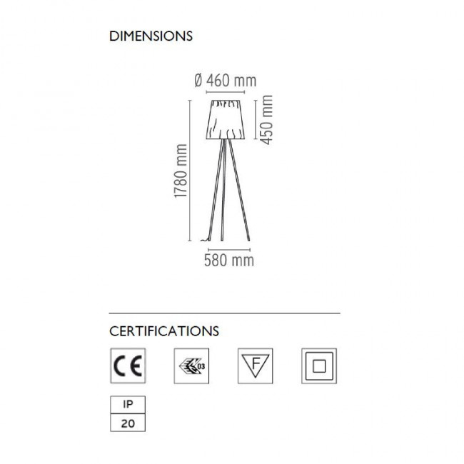 Торшер Flos Rosy Angelis F6160020 Торшер Flos Rosy Angelis F6160020