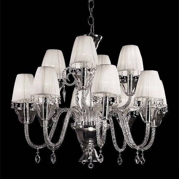 Люстра Beby La Femme 7700B04 Chrome Silver Cortina 595 Swarovski Almond Люстра Beby La Femme 7700B04 Chrome Silver Cortina 595 Swarovski Almond