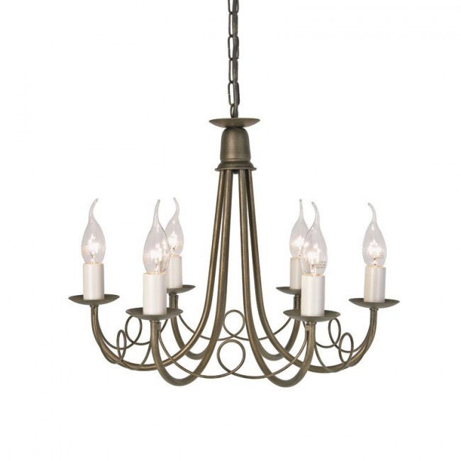 Люстра Elstead Lighting Minster MN6 BLK/GOLD Люстра Elstead Lighting Minster MN6 BLK/GOLD