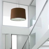 Подвесной светильник Axo Light Velvet SP VEL 070 Marrone / Bianco SPVEL070E27MABC Подвесной светильник Axo Light Velvet SP VEL 070 Marrone / Bianco SPVEL070E27MABC