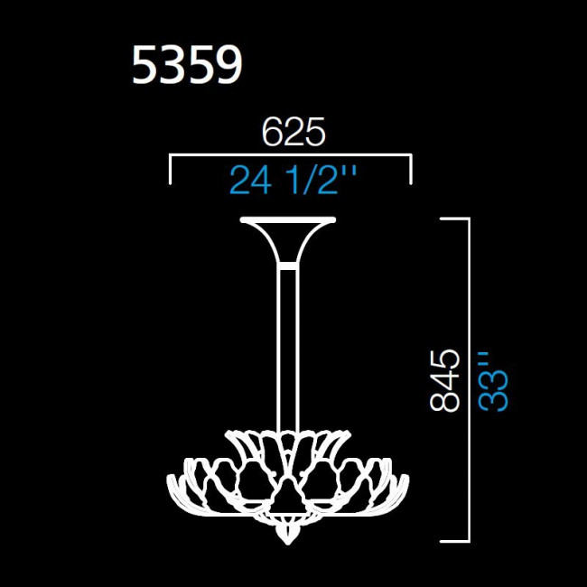 Подвесной светильник Barovier&Toso Rex 5359/CR Подвесной светильник Barovier&Toso Rex 5359/CR