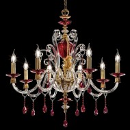Люстра Euroluce Rubino Alicante L8 Ruby Люстра Euroluce Rubino Alicante L8 Ruby
