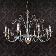 Люстра Masca Mozart 1874/8 Argento patinato Люстра Masca Mozart 1874/8 Argento patinato