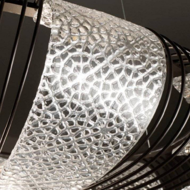 Подвесной светильник Masca Marrakech 1871/9S Corten argento/Glass 593 Подвесной светильник Masca Marrakech 1871/9S Corten argento/Glass 593