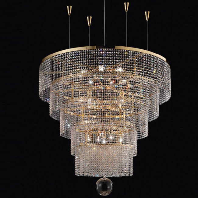 Подвесной светильник Masiero Impero & Deco VE 845 16+1 CUT CRYSTAL Подвесной светильник Masiero Impero & Deco VE 845 16+1 CUT CRYSTAL