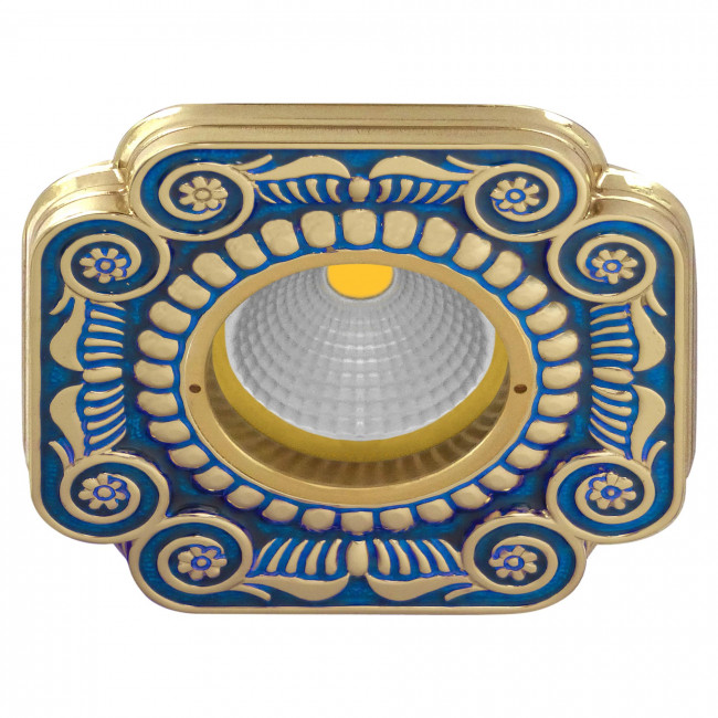 Встраиваемый спот (точечный светильник) FEDE Lighting Smalto Italiano Firenze FD1007AZEN Встраиваемый спот (точечный светильник) FEDE Lighting Smalto Italiano Firenze FD1007AZEN