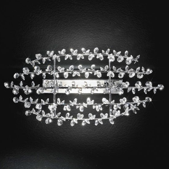 Настенный светильник Renzo Del Ventisette Shine A 14287/1 SWA DEC. CROMO Настенный светильник Renzo Del Ventisette Shine A 14287/1 SWA DEC. CROMO