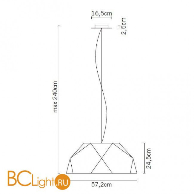 Подвесной светильник Fabbian Crio D81 A01 48 Подвесной светильник Fabbian Crio D81 A01 48