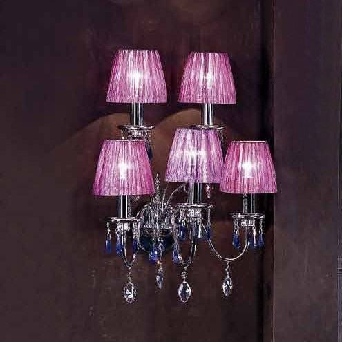 Бра Beby Violet 0118A03 Chrome 184 SW Blu Violet Бра Beby Violet 0118A03 Chrome 184 SW Blu Violet