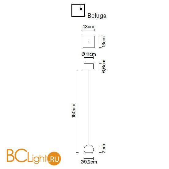 Подвесной светильник Fabbian Beluga Colour F32 A26 00 Подвесной светильник Fabbian Beluga Colour F32 A26 00