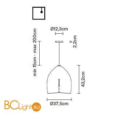 Подвесной светильник Fabbian Oru F25 A01 03 Подвесной светильник Fabbian Oru F25 A01 03