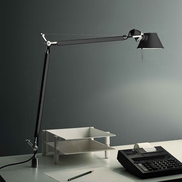 Настольная лампа Artemide Tolomeo mini table halo black A005940 + A004200 Настольная лампа Artemide Tolomeo mini table halo black A005940 + A004200