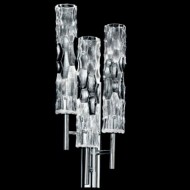 Бра IDL Bamboo 423/3A chrome / Murano glass with chrome plated band Бра IDL Bamboo 423/3A chrome / Murano glass with chrome plated band