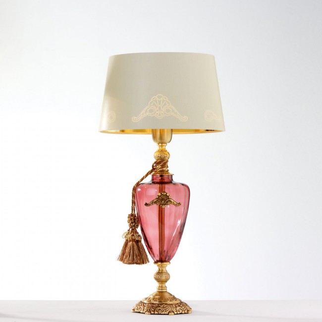 Настольная лампа Euroluce Altea LP1 gold Antique rose Настольная лампа Euroluce Altea LP1 gold Antique rose