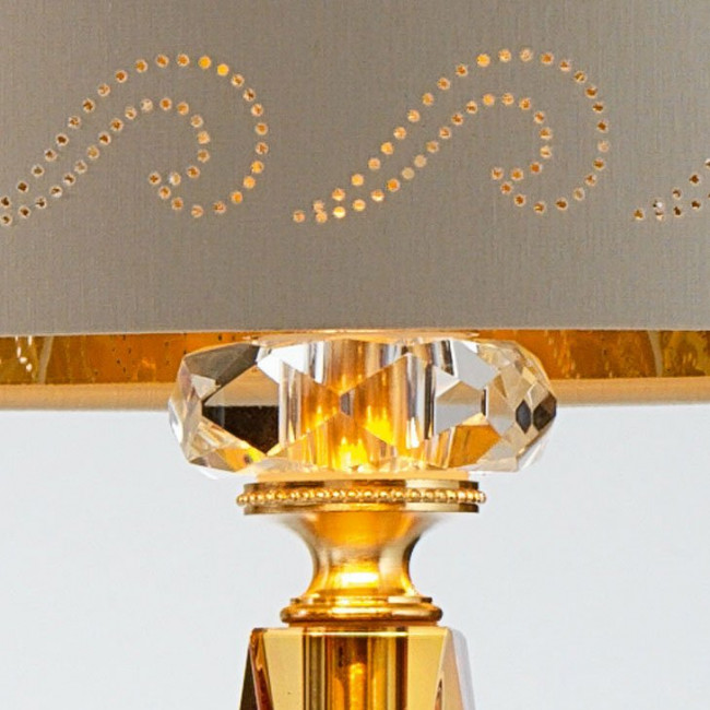 Настольная лампа Euroluce Perseo LP1 Gold Amber Настольная лампа Euroluce Perseo LP1 Gold Amber