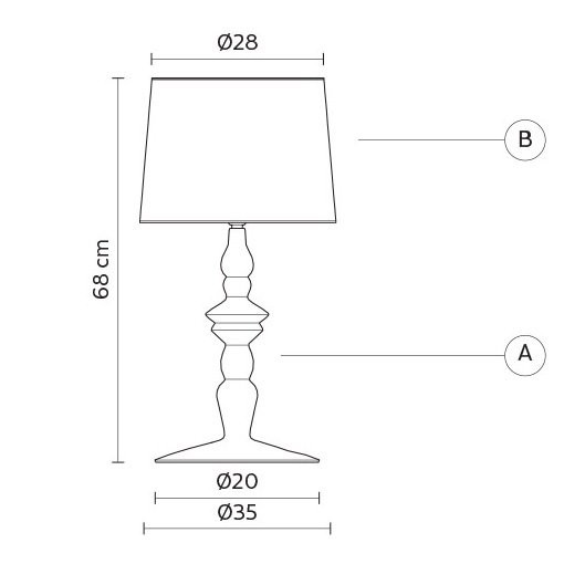 Настольная лампа Karman Ali E Baba C1016BS Настольная лампа Karman Ali E Baba C1016BS