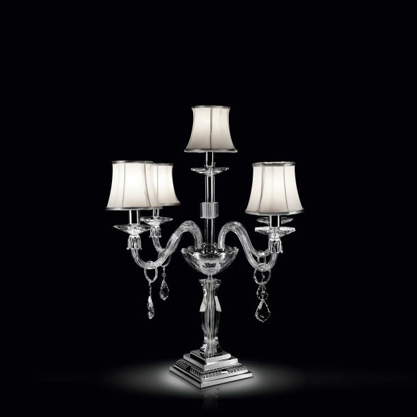 Настольная лампа Renzo Del Ventisette LSG 14353/4+1 CP DEC. OZ Настольная лампа Renzo Del Ventisette LSG 14353/4+1 CP DEC. OZ