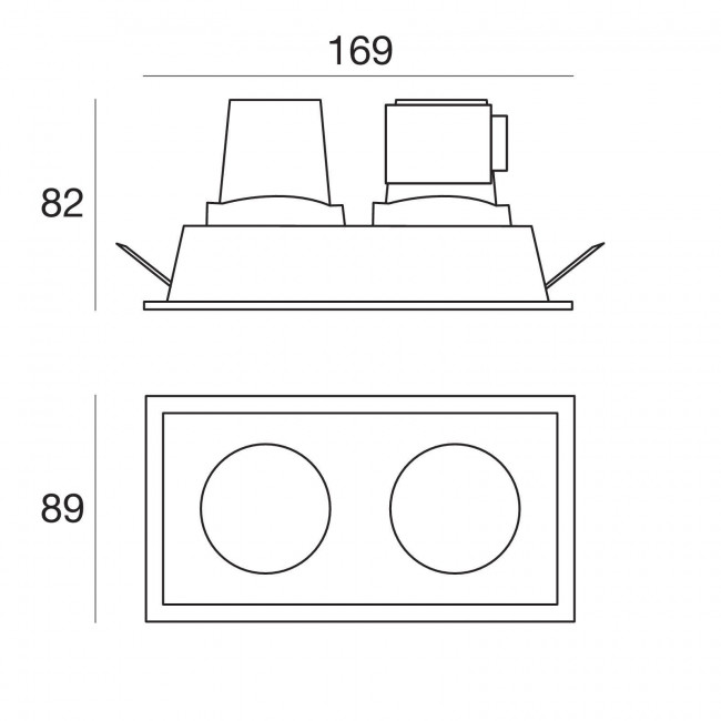 Встраиваемый светильник Linea Light Incasso 8379 Встраиваемый светильник Linea Light Incasso 8379