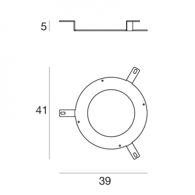 Крепежная скоба Linea Light 14020 Крепежная скоба Linea Light 14020