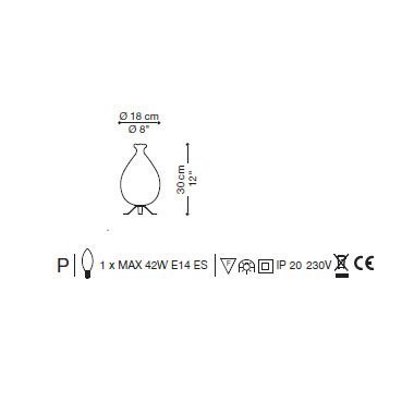 Настольная лампа La Murrina Balloon P DY-3S Настольная лампа La Murrina Balloon P DY-3S