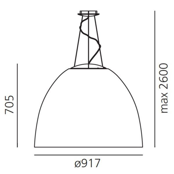 Подвесной светильник Artemide Nur A243700 Подвесной светильник Artemide Nur A243700