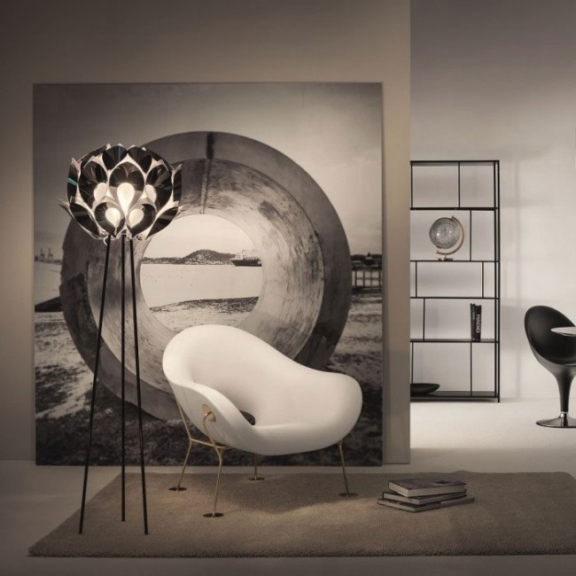 Напольный светильник Slamp Flora FLOOR SILVER FLO85PST0000S_000 Напольный светильник Slamp Flora FLOOR SILVER FLO85PST0000S_000