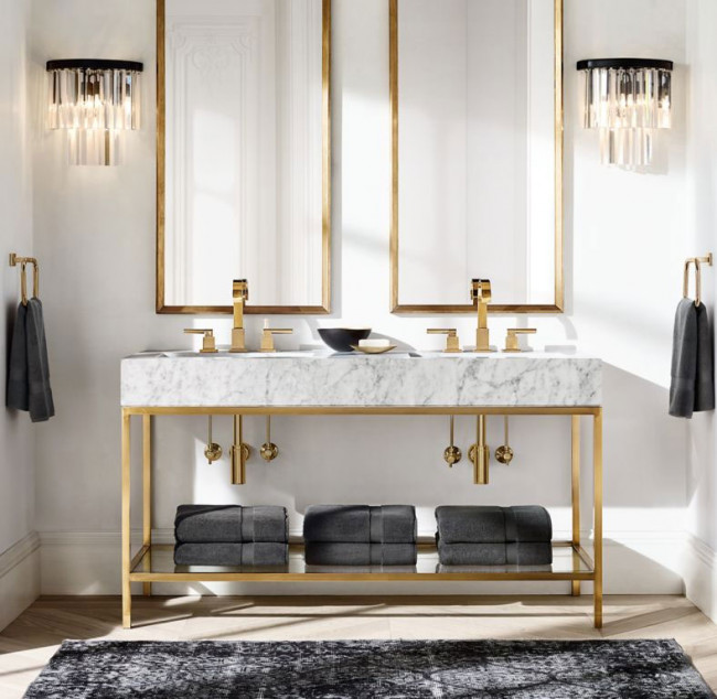 Настенный светильник DeLight Collection 1920s Odeon KR0387W-2B black/clear