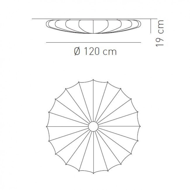 Настенно-потолочный светильник Axo Light Muse PL MUS 120 VE PLMUS120VEXXE27 Настенно-потолочный светильник Axo Light Muse PL MUS 120 VE PLMUS120VEXXE27