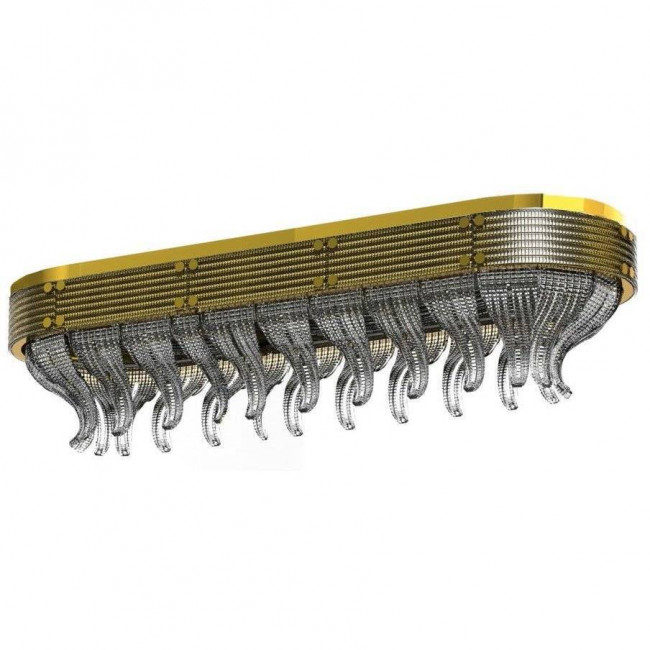 Потолочный светильник Beby Group Milano Deco 8030Q04 Light gold Smoked Glass Потолочный светильник Beby Group Milano Deco 8030Q04 Light gold Smoked Glass