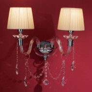 Бра Euroluce Arcobaleno A2 Silver Clear Shampan