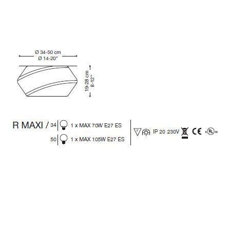 Потолочный светильник La Murrina Dolly R MAXI PICCOLA AB-3S Потолочный светильник La Murrina Dolly R MAXI PICCOLA AB-3S