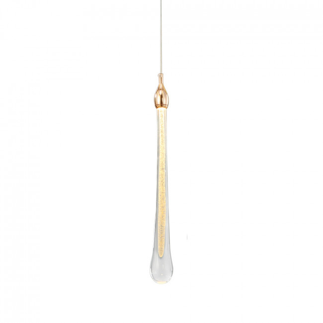 Подвесной светильник DeLight Collection teardrop 20592P-1 gold Подвесной светильник DeLight Collection teardrop 20592P-1 gold