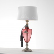 Настольная лампа Euroluce Altea LP1 silver Antique rose Настольная лампа Euroluce Altea LP1 silver Antique rose