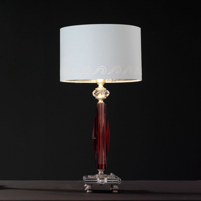 Настольная лампа Euroluce Perseo LP1 Silver Antique rose Настольная лампа Euroluce Perseo LP1 Silver Antique rose