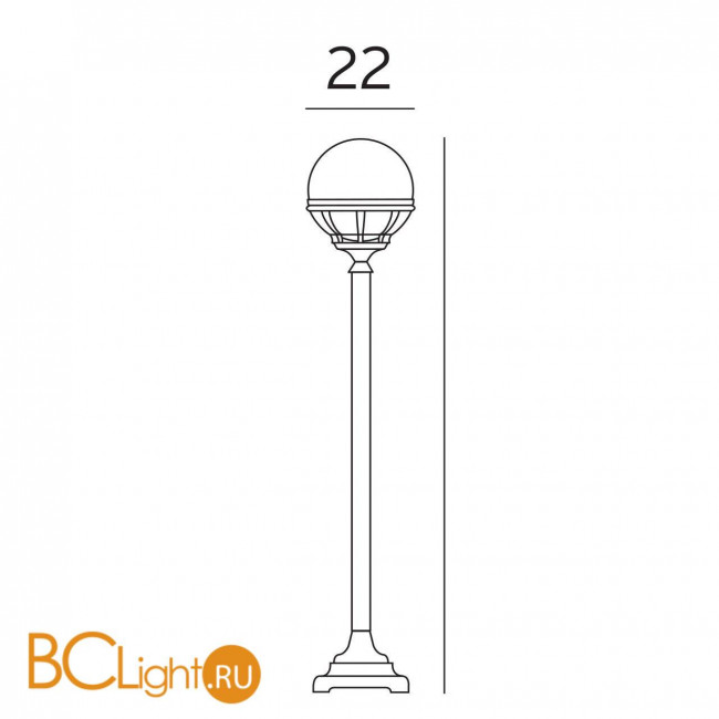 Садово-парковый фонарь Norlys Bologna 315B