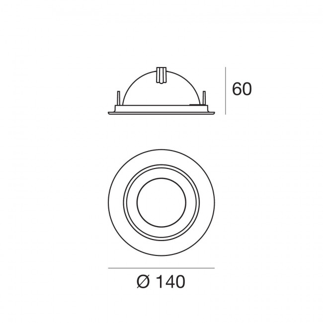 Встраиваемый светильник Linea Light Outlook 8470 Встраиваемый светильник Linea Light Outlook 8470