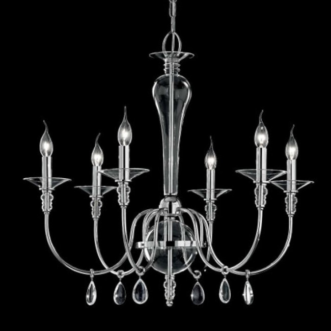 Люстра Renzo Del Ventisette "Floreale" L 14019/6 DEC. CROMO Люстра Renzo Del Ventisette "Floreale" L 14019/6 DEC. CROMO