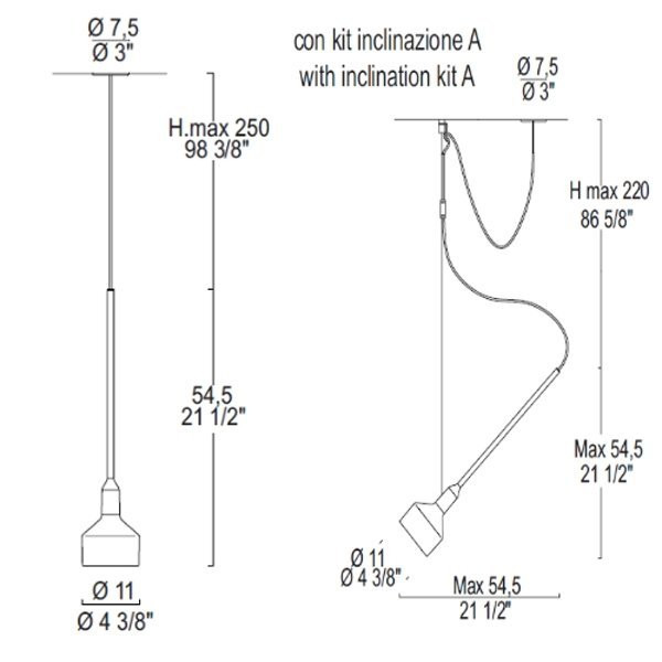 Подвесной светильник Leucos BEAMER 11 S/I 0003598 Подвесной светильник Leucos BEAMER 11 S/I 0003598
