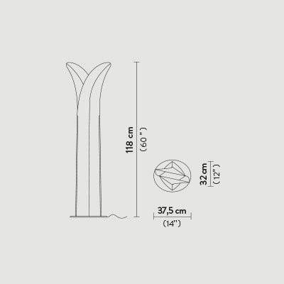 Напольный светильник Slamp Las palmas FLOOR L PAL13PFO0003__PAL