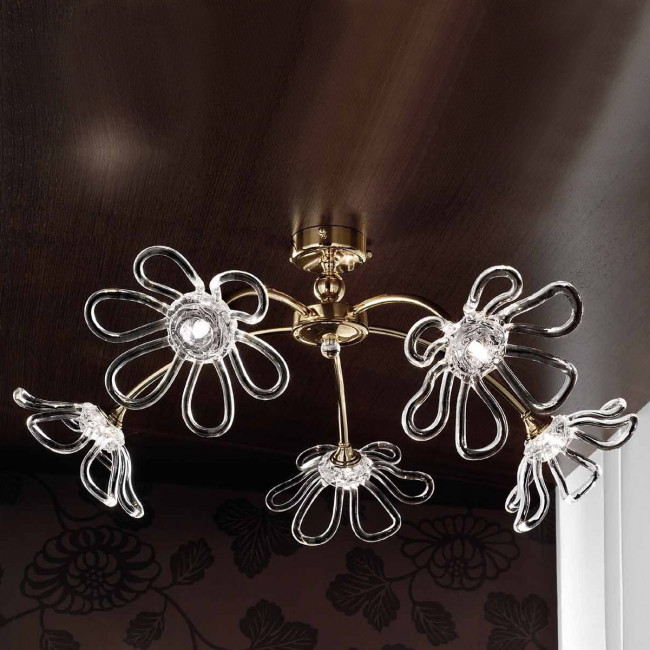 Потолочная люстра Bellart Daisy 3010/PL5L 06/V01 Потолочная люстра Bellart Daisy 3010/PL5L 06/V01