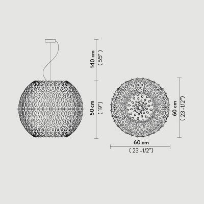 Подвесной светильник Slamp Charlotte SUSPENSION GLOBE CHR88SOSG000W_000 Подвесной светильник Slamp Charlotte SUSPENSION GLOBE CHR88SOSG000W_000