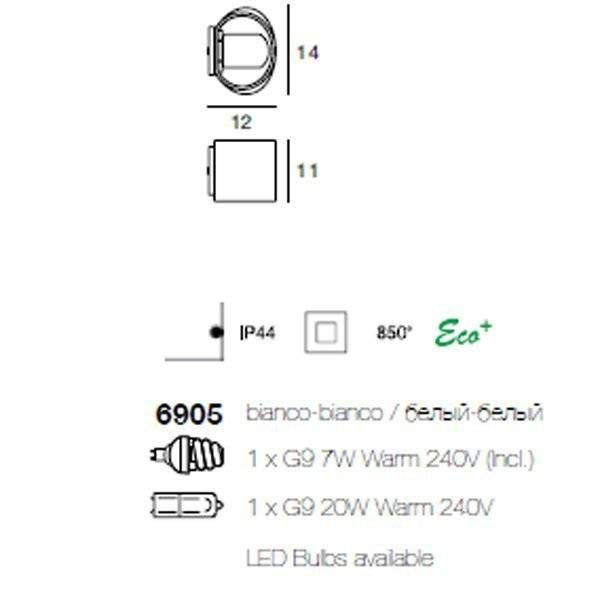 Настенный светильник Linea Light Dice 6905