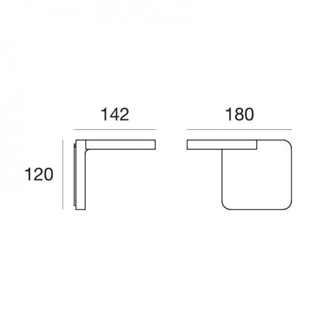 Настенный светильник Linea Light Quad 7750 Настенный светильник Linea Light Quad 7750