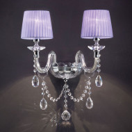 Бра Euroluce Arcobaleno A2 Silver Clear Violet