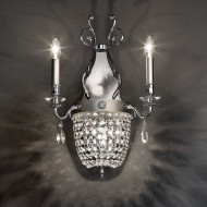 Бра Masiero Elegantia A2+1 G04-G06 Half cut glass Бра Masiero Elegantia A2+1 G04-G06 Half cut glass