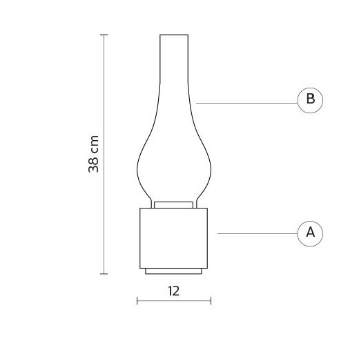 Настольная лампа Karman Amarcord CT121 1B INT Настольная лампа Karman Amarcord CT121 1B INT