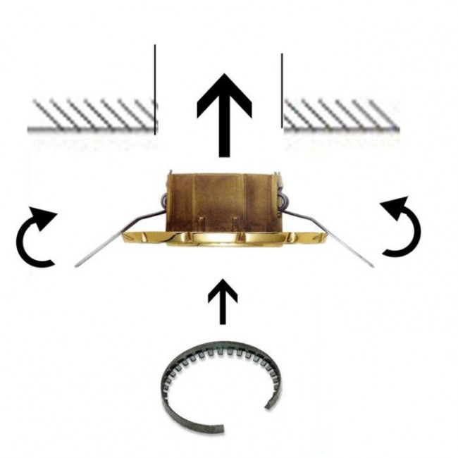 Спот (точечный светильник) IlParalume MARINA 7711 2046/LU Спот (точечный светильник) IlParalume MARINA 7711 2046/LU